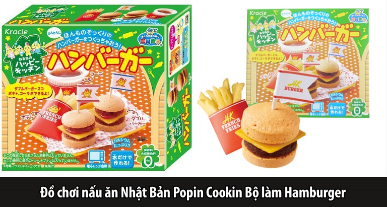 Đồ chơi nấu ăn Nhật Bản Popin Cookin Hamburger